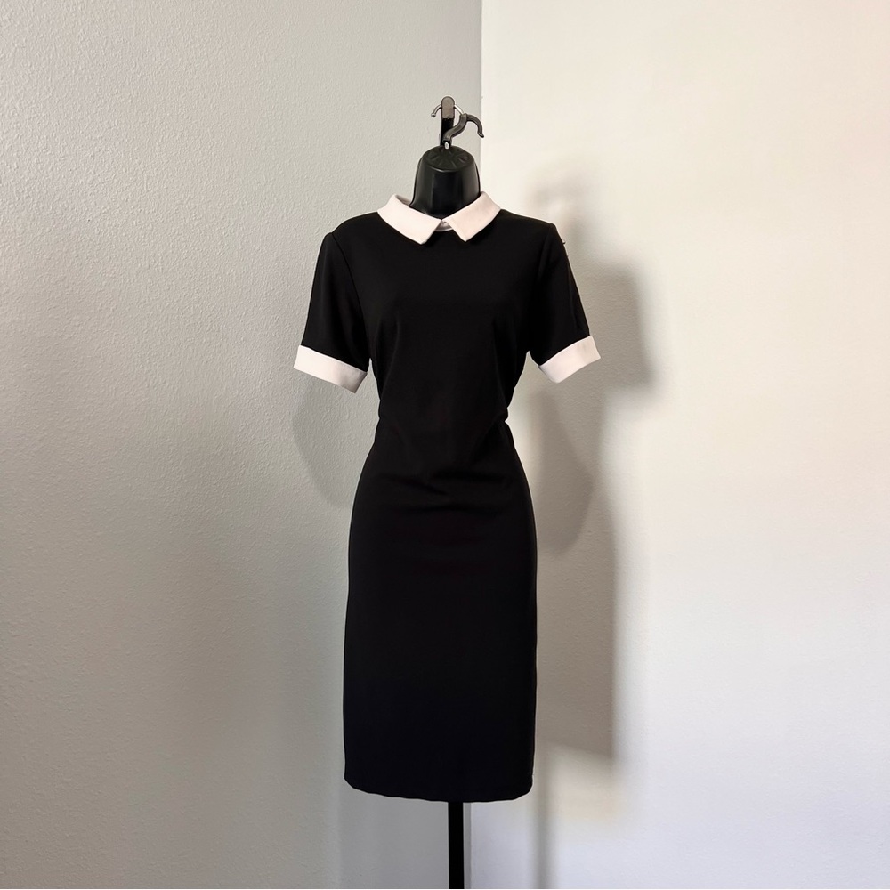Wednesday Addams Inspired Collard Dress
